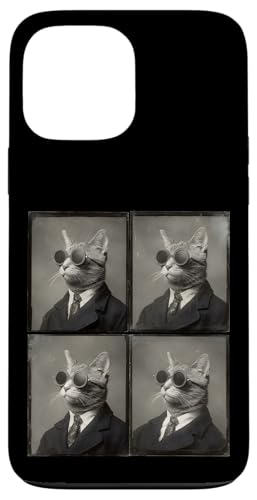 Vintage Photobooth Katze trägt Sonnenbrille und Anzug Hülle für iPhone 13 Pro Max Vintage Photobooth Katze trägt Sonnenbrille und Anzug Hülle für iPhone 13 Pro Max von Cat and Kitten Photograph Designs