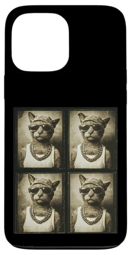 Vintage Photobooth Katze trägt Sonnenbrille und Anzug Hülle für iPhone 13 Pro Max Vintage Photobooth Katze trägt Sonnenbrille und Anzug Hülle für iPhone 13 Pro Max von Cat and Kitten Photograph Designs