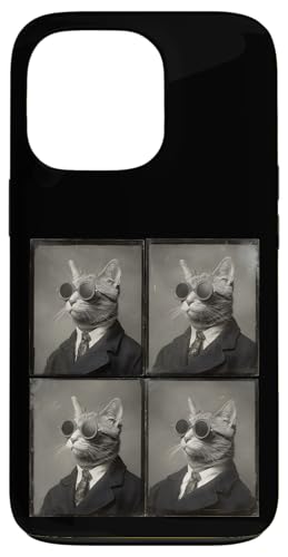 Vintage Photobooth Katze trägt Sonnenbrille und Anzug Hülle für iPhone 13 Pro Vintage Photobooth Katze trägt Sonnenbrille und Anzug Hülle für iPhone 13 Pro von Cat and Kitten Photograph Designs