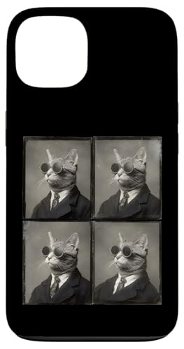 Vintage Photobooth Katze trägt Sonnenbrille und Anzug Hülle für iPhone 13 Vintage Photobooth Katze trägt Sonnenbrille und Anzug Hülle für iPhone 13 von Cat and Kitten Photograph Designs