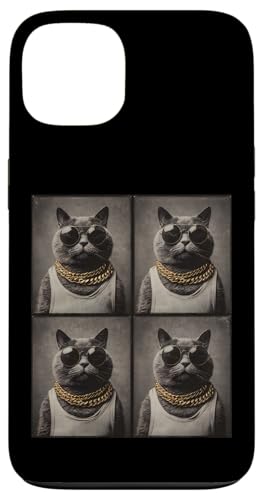 Vintage Photobooth Katze trägt Sonnenbrille und Anzug Hülle für iPhone 13 Vintage Photobooth Katze trägt Sonnenbrille und Anzug Hülle für iPhone 13 von Cat and Kitten Photograph Designs