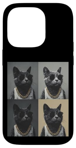 Vintage Photobooth Katze trägt Sonnenbrille und Anzug Hülle für iPhone 14 Pro Vintage Photobooth Katze trägt Sonnenbrille und Anzug Hülle für iPhone 14 Pro von Cat and Kitten Photograph Designs