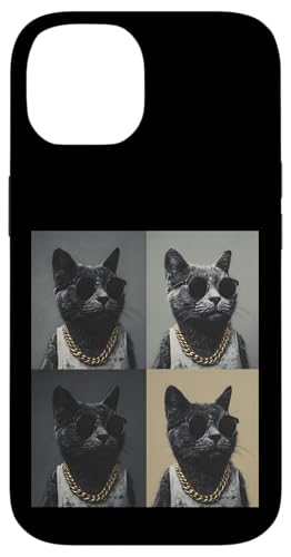 Vintage Photobooth Katze trägt Sonnenbrille und Anzug Hülle für iPhone 14 Vintage Photobooth Katze trägt Sonnenbrille und Anzug Hülle für iPhone 14 von Cat and Kitten Photograph Designs