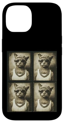Vintage Photobooth Katze trägt Sonnenbrille und Anzug Hülle für iPhone 14 Vintage Photobooth Katze trägt Sonnenbrille und Anzug Hülle für iPhone 14 von Cat and Kitten Photograph Designs