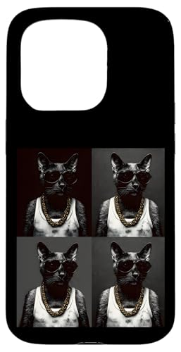 Vintage Photobooth Katze trägt Sonnenbrille und Anzug Hülle für iPhone 15 Pro Vintage Photobooth Katze trägt Sonnenbrille und Anzug Hülle für iPhone 15 Pro von Cat and Kitten Photograph Designs