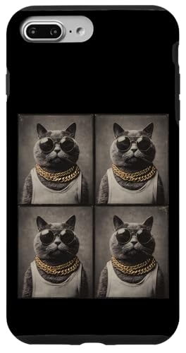 Vintage Photobooth Katze trägt Sonnenbrille und Anzug Hülle für iPhone 7 Plus/8 Plus Vintage Photobooth Katze trägt Sonnenbrille und Anzug Hülle für iPhone 7 Plus/8 Plus von Cat and Kitten Photograph Designs