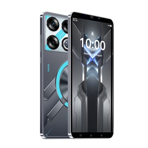 CatCalls 4G Günstiges Smartphone, 5.0'' Dual SIM Dual Kamera, Android OS, 16GB ROM【Expandable up to 128GB】, Support WiFi/Bluetooth/GPS/FM, Face Unlocked Mobile Phone (Black) von CatCalls