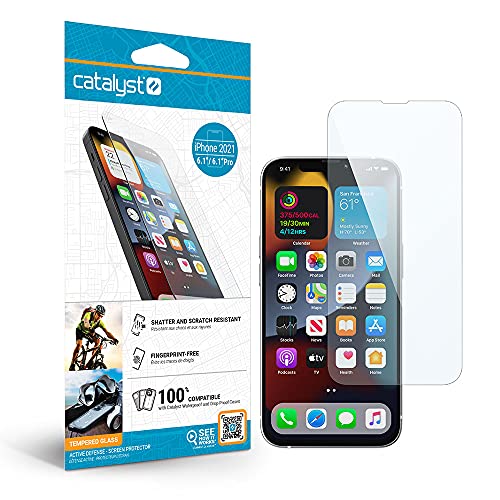 Catalyst – Displayschutzfolie aus gehärtetem Glas mit vollständiger Abdeckung für iPhone 13 mini, kompatibel Hüllen von Catalyst