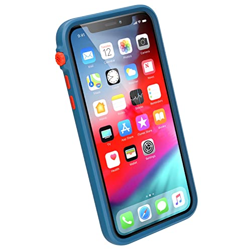 Catalyst Hülle, Aufprallschutz, Stoßfest für iPhone X (Kompatibel mit iPhone XS), Handy-Schutzhülle, Premium-Qualität, 5.8 Handy Blau/Rot von Catalyst