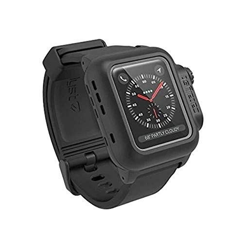 Catalyst Hülle für Apple Watch 38mm Serie 3 & 2, Wasserdicht, Schockabsorbierend, Farbe Tarn-Schwarz von Catalyst