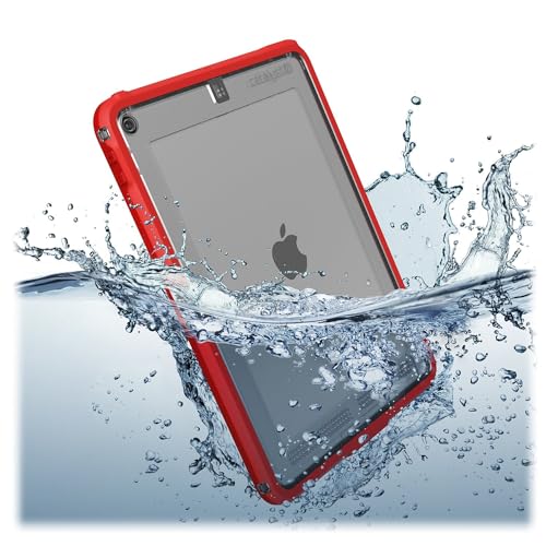 Catalyst IPad Air 10.5 Wasserdichtes Gehäuse Edition 2019 - Wasserdicht bis 2 m - Voller Schutz, Ultra-Fallschutz, Multi-Winkel-Stand inklusive, Eingebauter Displayschutz - Rot von Catalyst