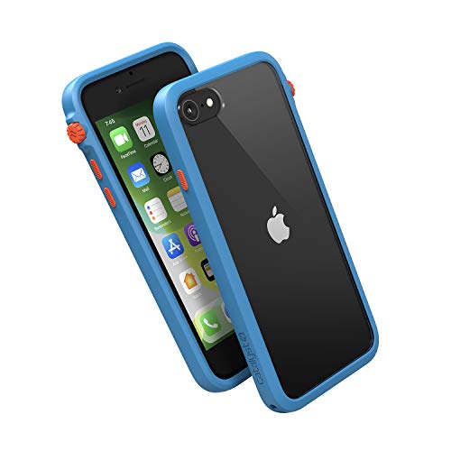 Catalyst Impact Case für iPhone SE 2022, kompatibel mit iPhone 8/7, Handschlaufe im Lieferumfang enthalten, kabelloses Laden, Fallschutz, drehbarer Stummschalter - Blueridge Sunset von Catalyst