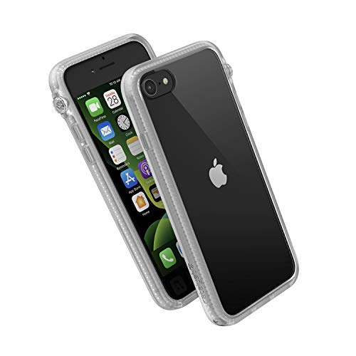 Catalyst Impact Case für iPhone SE 2022, kompatibel mit iPhone 8/7, Handschlaufe im Lieferumfang enthalten, kabelloses Laden, Fallschutz, drehbarer Stummschalter - Transparent von Catalyst