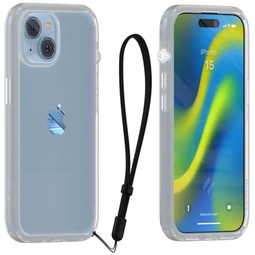 Catalyst Influence Case iPhone 15 Clear -Erhöhte Kanten, Sturzfest, Integrierte Schlüsselband Befestigung, Handschlaufe - durchsichtig von Catalyst