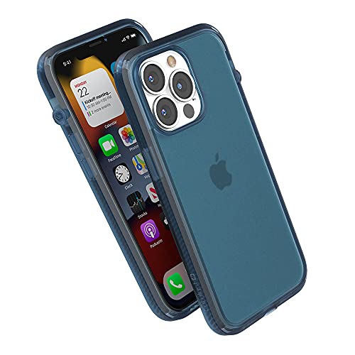 Catalyst – iPhone 13 Pro-Hülle der Influence-Serie, schlanke Hülle, fingerabdrucksichere Schutzhülle, sturzsicherer Schutz, mit Umhängeband – Blau (Pacific Blue) von Catalyst
