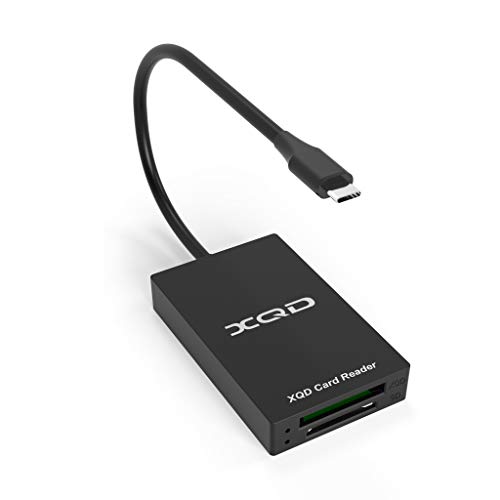 【Verbesserte Version】XQD SD-Kartenleser, USB C 2-in-1 Speicherkartenadapter, High Speed 5 Gbit/s Lesen & Schreiben für XQD2.0, Sony G/M Serie USB Mark XQD Karte, Lexar 2933x/1400x USB Mark XQD C von Cateck