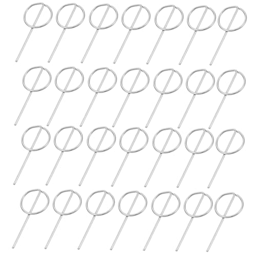 100 Stück Edelstahl SIM-Karten-Auswerferwerkzeug – Universelles Handy-SIM-Pin-Entfernungswerkzeug – Silber 100 Stück Edelstahl SIM-Karten-Auswerferwerkzeug – Universelles Handy-SIM-Pin-Entfernungswerkzeug – Silber von Catgol