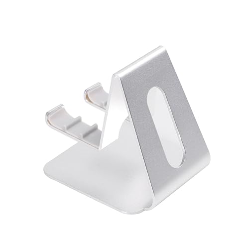 Catgol Handyhalterung aus Legierung, verstellbarer silberner Ständer für Smartphones und Tablets im Büro und Zuhause Catgol Handyhalterung aus Legierung, verstellbarer silberner Ständer für Smartphones und Tablets im Büro und Zuhause von Catgol