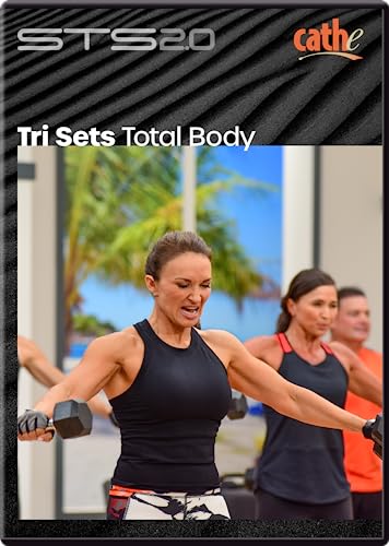 Cathe Friedrich's STS 2.0 Tri Sets Total Body Workout DVD für Frauen und Männer – Verwenden Sie diese Krafttraining-DVD, um Ihren Unterkörper, Beine, Gesäß, Oberkörper, Rücken, Brust, Arme und von Cathe