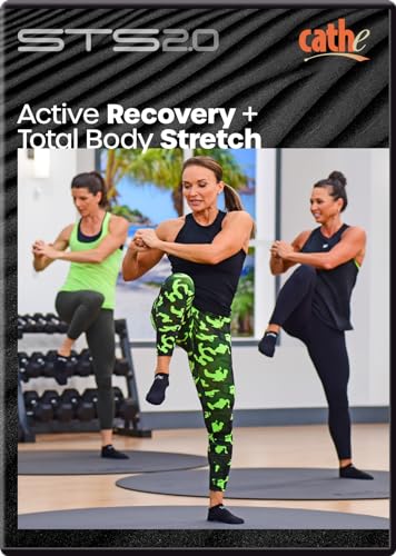 Cathe STS 2.0 Active Recovery Workout DVD + Total Body Stretch Übungs-DVD für Frauen und Männer von Cathe