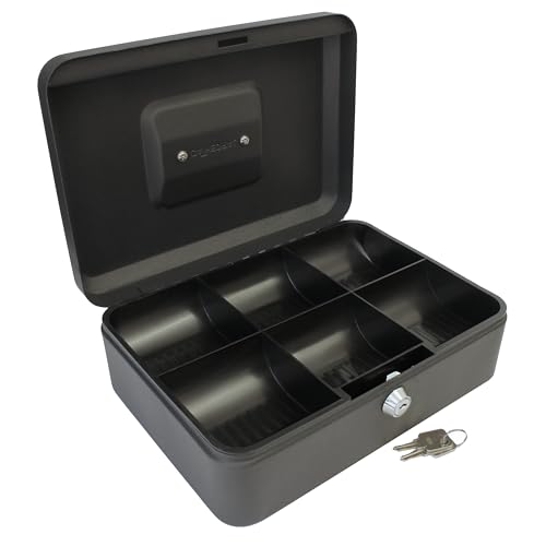 Geldkassette (25,4 cm) schwarz von Cathedral