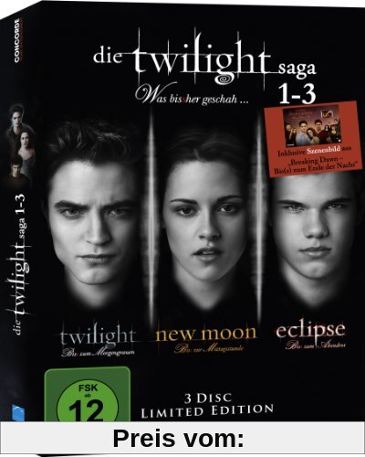 Die Twilight Saga 1-3 - Was bis(s)her geschah... (inkl. Sammelkarte) [Limited Edition] [3 DVDs] von Catherine Hardwicke