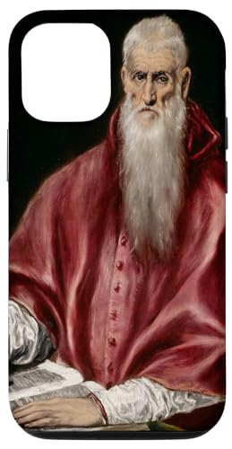 Hülle für iPhone 14 Pro Heiliger Hieronymus als Gelehrter von El Greco Painting von Catholic Store