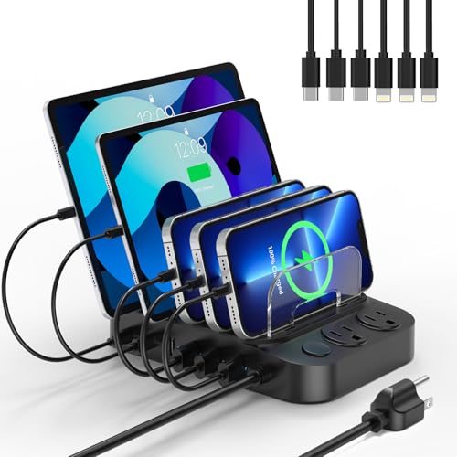 8 in 1 Ladestation Ladegerät für iPhone 15/14 2AC 4 USB A 2 USB C Ladegerät für Zuhause und Büro 8 in 1 Ladestation Ladegerät für iPhone 15/14 2AC 4 USB A 2 USB C Ladegerät für Zuhause und Büro von Catlyn