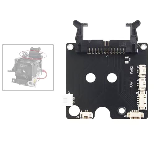 Cavabien 3D Printing Hot End Nozzle Adapter Board Breakout Module Compatible with Sprite Extruder Ender 3 S1 Pro CR10 Smart Pro etc von Cavabien
