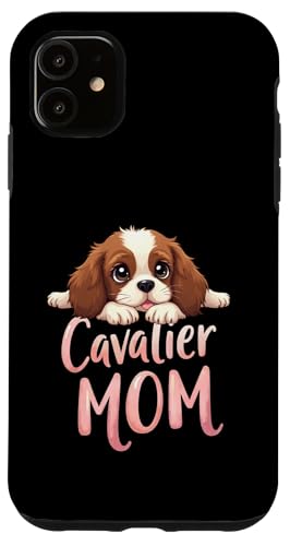 Cavalier Mama, Hund, King Charles Spaniel, Mama, süßer Welpe Hülle für iPhone 11 von Cavalier King Charles Spaniel Fun Designs