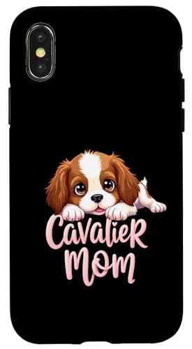 Cavalier Mama, Hund, King Charles Spaniel, Mama, süßer Welpe Hülle für iPhone X/XS von Cavalier King Charles Spaniel Fun Designs