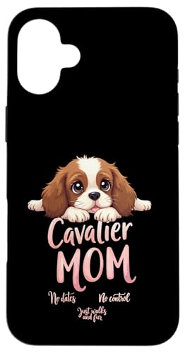Lustiges Cavalier Mom Dog Spaniel Mama Humor Zitat Hülle für iPhone 16 Plus Lustiges Cavalier Mom Dog Spaniel Mama Humor Zitat Hülle für iPhone 16 Plus von Cavalier King Charles Spaniel Fun Designs