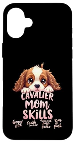 Lustiges Cavalier Mom Dog Spaniel Mama Humor Zitat Hülle für iPhone 16 Plus Lustiges Cavalier Mom Dog Spaniel Mama Humor Zitat Hülle für iPhone 16 Plus von Cavalier King Charles Spaniel Fun Designs