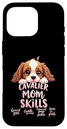 Lustiges Cavalier Mom Dog Spaniel Mama Humor Zitat Hülle für iPhone 16 Pro Lustiges Cavalier Mom Dog Spaniel Mama Humor Zitat Hülle für iPhone 16 Pro von Cavalier King Charles Spaniel Fun Designs