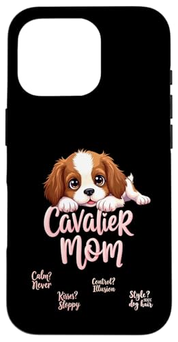 Lustiges Cavalier Mom Dog Spaniel Mama Humor Zitat Hülle für iPhone 16 Pro Lustiges Cavalier Mom Dog Spaniel Mama Humor Zitat Hülle für iPhone 16 Pro von Cavalier King Charles Spaniel Fun Designs
