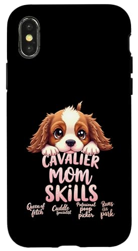 Lustiges Cavalier Mom Dog Spaniel Mama Humor Zitat Hülle für iPhone X/XS Lustiges Cavalier Mom Dog Spaniel Mama Humor Zitat Hülle für iPhone X/XS von Cavalier King Charles Spaniel Fun Designs