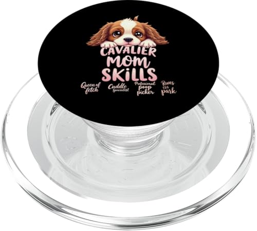 Lustiges Cavalier Mom Dog Spaniel Mama Humor Zitat PopSockets PopGrip für MagSafe Lustiges Cavalier Mom Dog Spaniel Mama Humor Zitat PopSockets PopGrip für MagSafe von Cavalier King Charles Spaniel Fun Designs