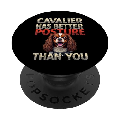 Lustiges Geschenk für Hundebesitzer von Cavalier King Charles Spaniel PopSockets Klebender PopGrip Lustiges Geschenk für Hundebesitzer von Cavalier King Charles Spaniel PopSockets Klebender PopGrip von Cavalier King Charles Spaniel Fun Designs