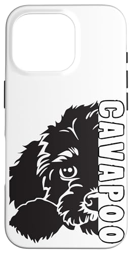 Cavapoo Hund Herrchen Frauchen Hunde Hülle für iPhone 16 Pro von Cavapoo Dog Mama Mom Gift Hunde Geschenk