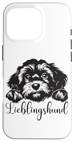 Cavapoo Hund Herrchen Frauchen Hunde Hülle für iPhone 16 Pro von Cavapoo Dog Mama Mom Gift Hunde Geschenk