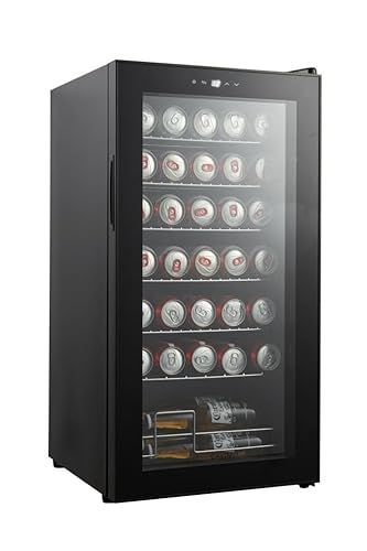 CAVIN Freistehender Bierkühlschrank - Northern Collection 82, Automatische Abtaufunktion, 3-18 °C, 39 dB leise, 82 Liter, elektronisches Display von Cavin