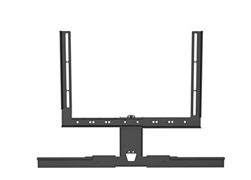 Cavus CFPULSE Soundbar-Rahmen für Bluesound Pulse Flex Soundbar 2i - Vesa Halterung für eine TV-Wandhalterung/einen TV-Bodenständer -Schwarz von Cavus