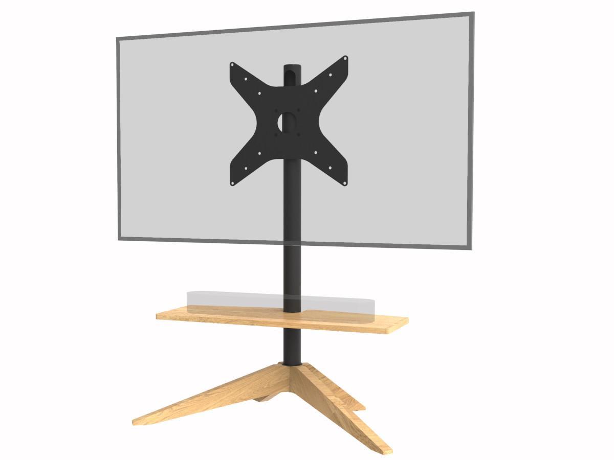 Cavus CROSS TV St?nder 32-65 Zoll, S?ule 1200 mm, Eiche Cavus CROSS TV St?nder 32-65 Zoll, S?ule 1200 mm, Eiche von Cavus
