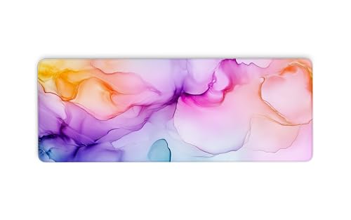 Gaming-Mauspad, Schreibtischmatte, Tastatur- und Mauspad, Schreibtischunterlage mit 3 mm rutschfester Unterseite und genähtem Rand für Gaming und Büro, Computermatte, Schutzmatte, 80 x 30 cm, 3 mm Gaming-Mauspad, Schreibtischmatte, Tastatur- und Mauspad, Schreibtischunterlage mit 3 mm rutschfester Unterseite und genähtem Rand für Gaming und Büro, Computermatte, Schutzmatte, 80 x 30 cm, 3 mm von Cawpom