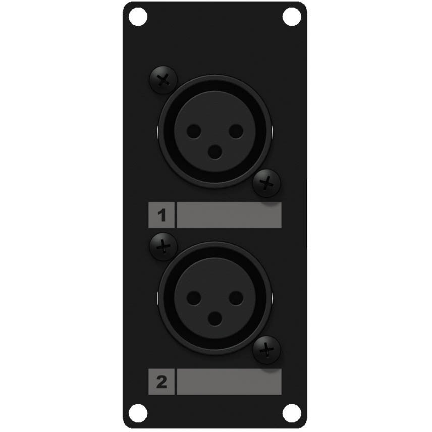 Caymon CASY125/B 2x 3-pins female XLR module for CASY chassis Caymon CASY125/B 2x 3-pins female XLR module for CASY chassis von Caymon