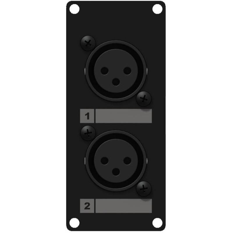 Caymon CASY125/B 2x 3-pins female XLR module for CASY chassis von Caymon
