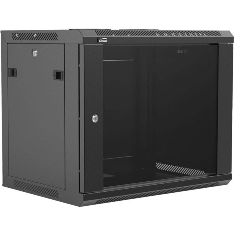 Caymon WPR409R/B 19-inch 9U Double-Door Installation Rack (Black) von Caymon