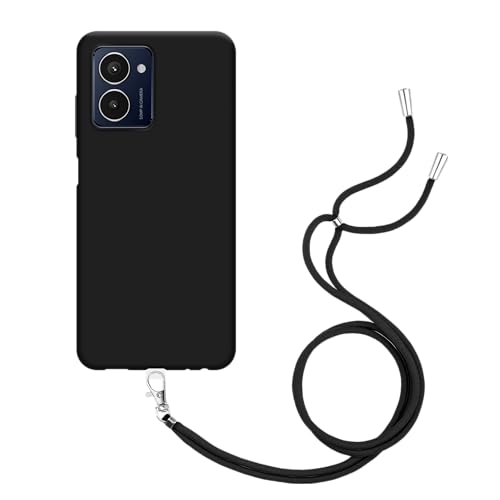 Cazy Handykette Hülle Kompatibel mit HMD Pulse Pro - Silikon Handyhülle mit Band Necklace Hülle - Schwarz Cazy Handykette Hülle Kompatibel mit HMD Pulse Pro - Silikon Handyhülle mit Band Necklace Hülle - Schwarz von Cazy
