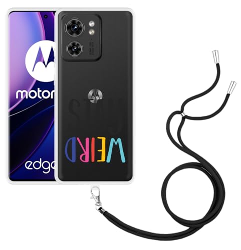 Cazy Handykette Hülle Kompatibel mit Motorola Edge 40 Stay Weird Cazy Handykette Hülle Kompatibel mit Motorola Edge 40 Stay Weird von Cazy