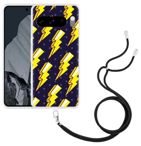 Cazy Handykette Hülle Kompatibel mit Pixel 8 Pro Pop-Art-Blitz Cazy Handykette Hülle Kompatibel mit Pixel 8 Pro Pop-Art-Blitz von Cazy
